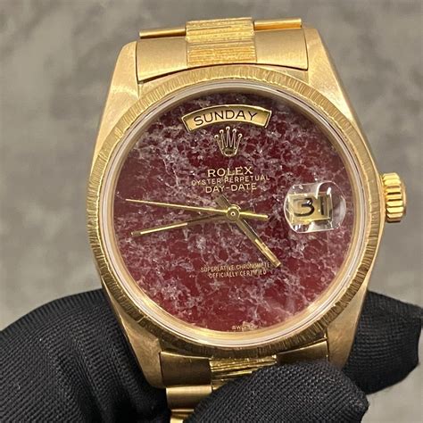 Rolex rubellite dial